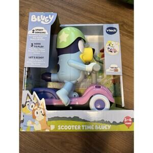 Bluey Scooter Time Bluey Interactive Toy Talks & Moves 3+ Years - NEW IN BOX